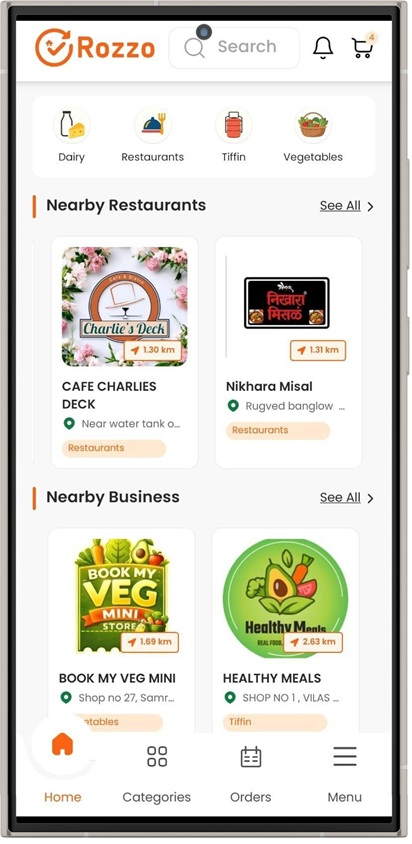 Rozzo app screenshot 1